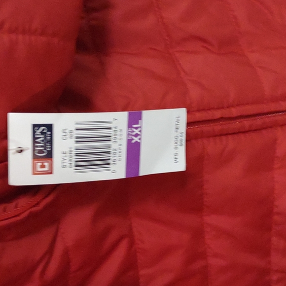 Men/Women NWT red puffer jacket sz. XXL - Picture 3 of 5